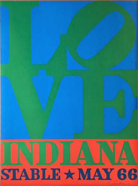 Robert Indiana, ‘LOVE, Stable Gallery (Hand Signed)’, 1966