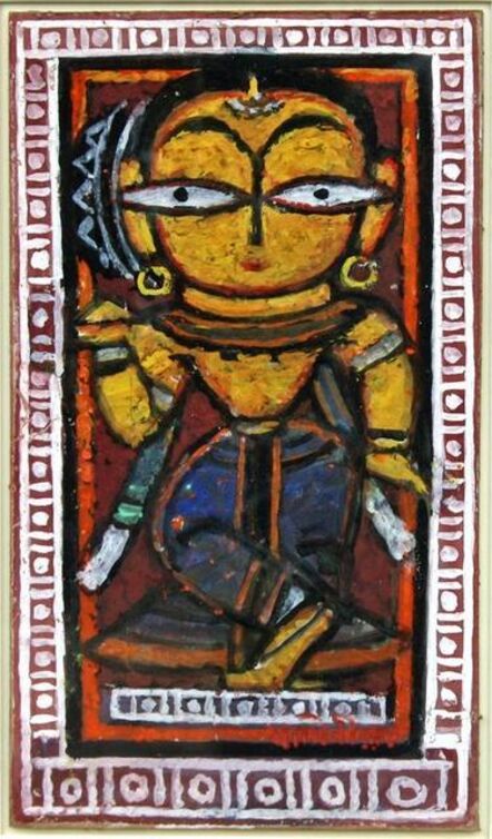 Jamini Roy, ‘Untitled (Woman with Rice)’