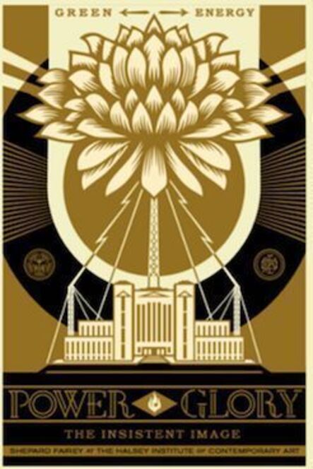 Shepard Fairey, ‘Power and Glory [GOLD]’, 2014
