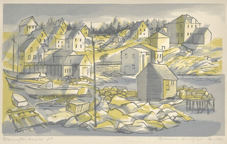 Bernard Brussel-Smith, ‘Stonington Harbor [Maine]’, 1954