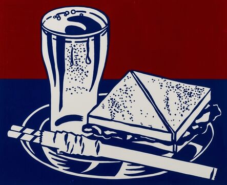 Roy Lichtenstein, ‘Sandwich and Soda’, 1964