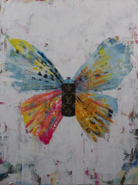 Daniel Maltzman, ‘Butterfly With Spraycan’, 2019