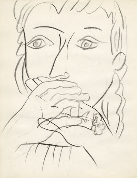 Ceri Richards, ‘Face Study’, ca. 1971