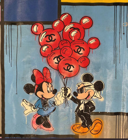 Skyler Grey, ‘Mickey and Minnie's Balloons with Mondrian’, 2019