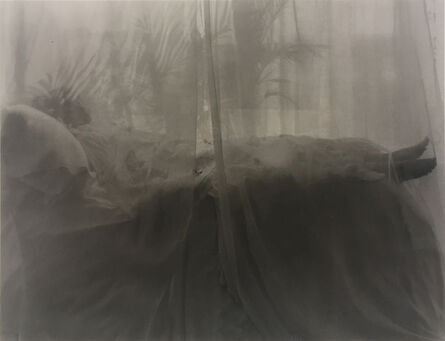 Marsha Burns, ‘Untitled (Model Behind Drape)’, 1980s