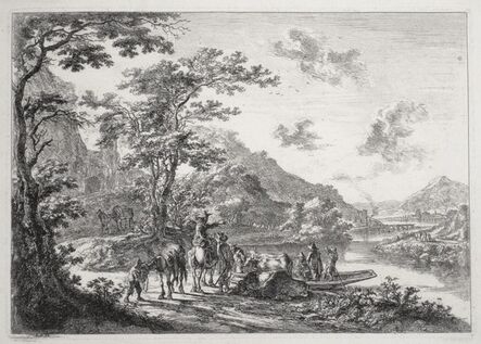 Jan Both, ‘View of the Tiber with Country Landscape’, ca. 1645
