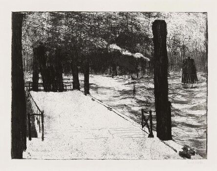 Emil Nolde, ‘Hamburger Landungsbrücke’, 1910