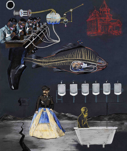 Wang Haiyang, ‘Freud, Fish and Butterfly’, 2012