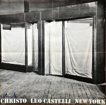 Christo, ‘Christo Leo Castelli Gallery New York (Hand Signed) and postmarked to art critic Pierre Restany in Paris’, 1966