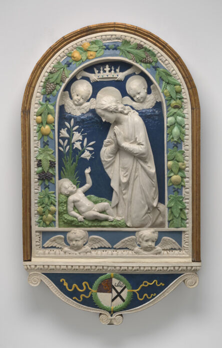 Andrea della Robbia, ‘The Adoration of the Child’, After 1477
