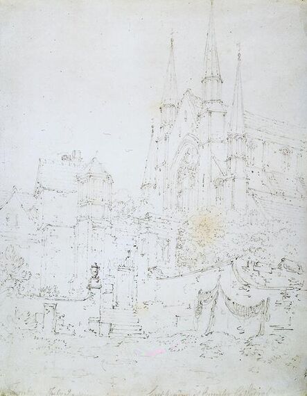 J. M. W. Turner, ‘West Window, Worcester Cathedral’, 1793