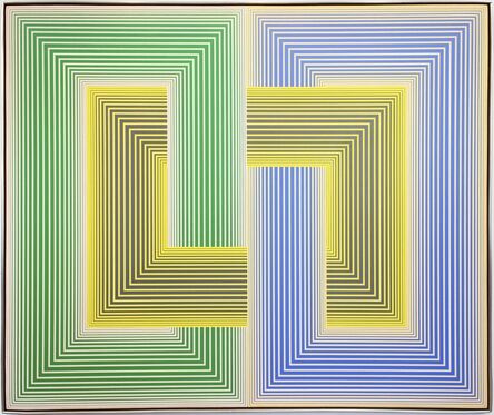 Richard Anuszkiewicz, ‘Green, Blue and Grey Knot (No. 1115)’, 1986