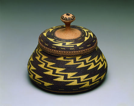 Elizabeth Conrad Hickox, ‘"Fancy" lidded basket’, ca. 1917