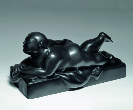 Fernando Botero, ‘Woman Lying on Her Stomach - Karınüstü yatan Kadın’, 2006