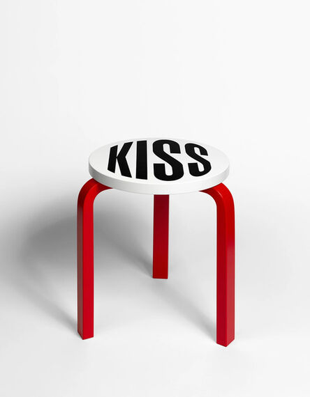 Barbara Kruger, ‘KISS (Artek Stool)’, 2019