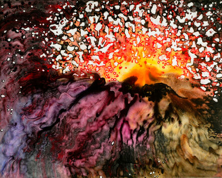 Marlene Tseng Yu, ‘Volcano Explosion #20, Molten Lava Series’, 1996