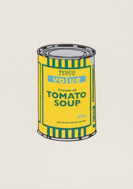 Banksy, ‘Soup Can, (Yellow/Emerald/Sky Blue)’, 2005
