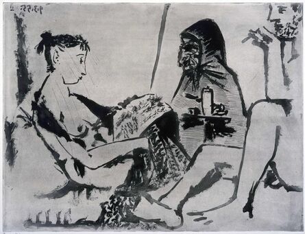 Pablo Picasso, ‘Maison Close: le Chocolat. I’, 1955