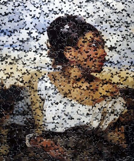 Vik Muniz, ‘Orphan Girl at the Cemetery, after Delacroix from Gordian Puzzles’, 2008