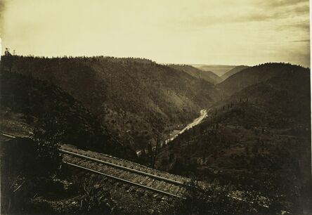 Carleton E. Watkins, ‘The Ca¤on of the American River, C.P.R.R.’, 1880