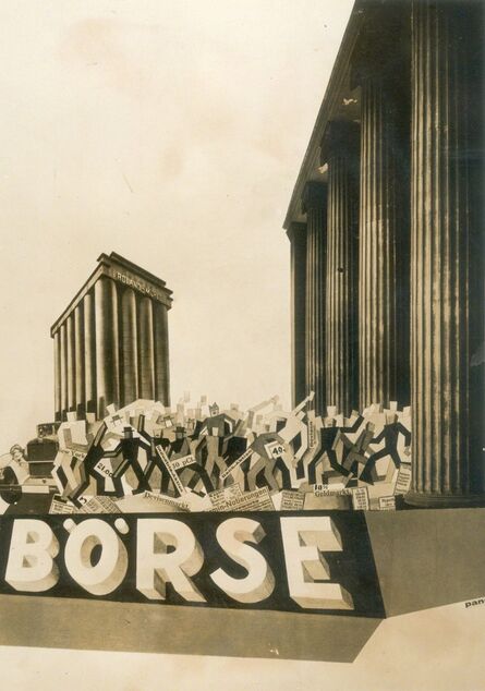 Ivo Pannaggi, ‘The Berlin stock market’, 1929
