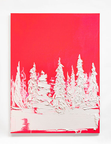 Kim Dorland, ‘Pink and White’, 2021
