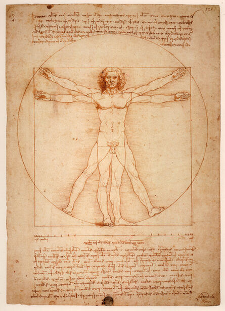 Leonardo da Vinci, ‘Vitruvian Man’, ca. 1409