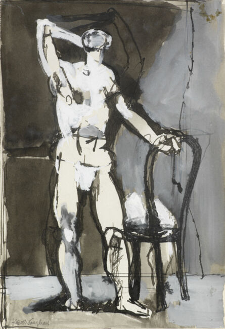 Keith Vaughan, ‘Man with a Chair’, 1952-1953