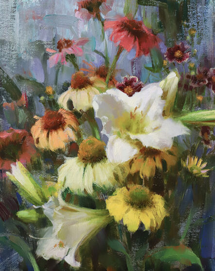 Daniel Keys, ‘Daylilies, Echinacea, & Coreopsis’, 2019