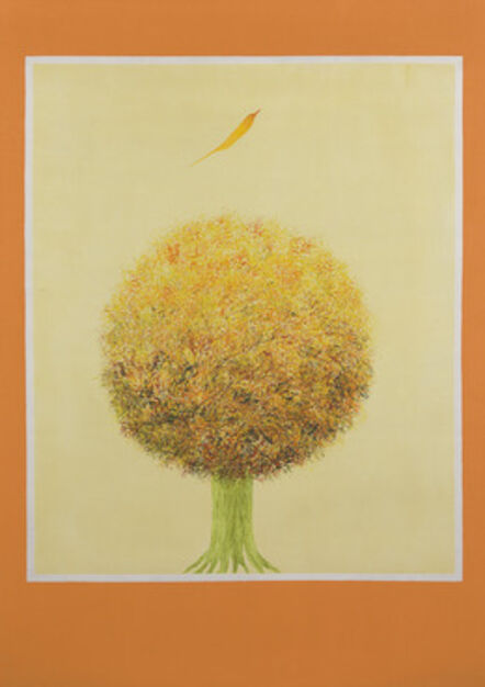 Jagdish Swaminathan, ‘Untitled (Bird and Tree)’