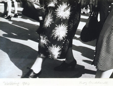Rudy Burckhardt, ‘Walking, New York’, ca. 1939-40