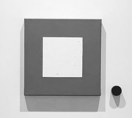 Horacio Zabala, ‘Monocromo blanco sobre gris’, 2016