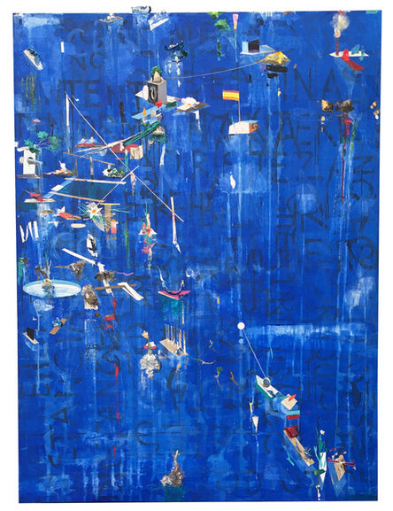 Alfonso Albacete, ‘Pintura azul’, 2019