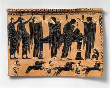 Unknown Greek, ‘Terracotta funerary plaque’, ca. 520–510 B.C.