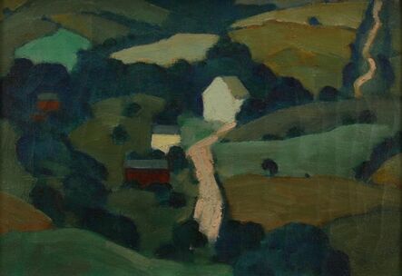 Ross Braught, ‘Hilly Roads’, ca. 1925