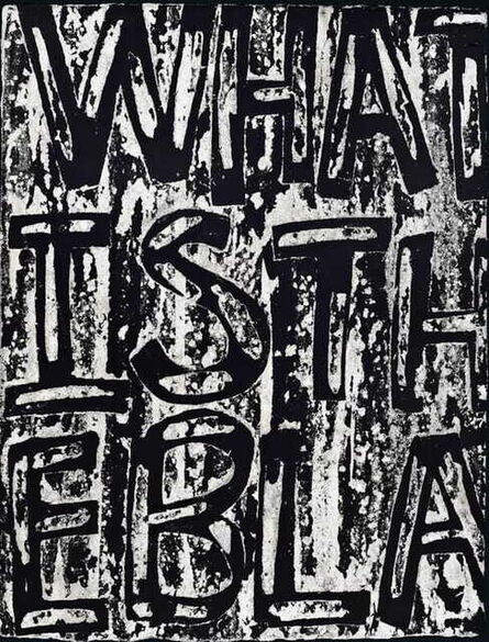 Adam Pendleton, ‘What is the Black Dada’, 2020