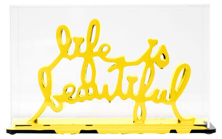 Mr. Brainwash, ‘Life Is Beautiful - Dipped Yellow’, 2020