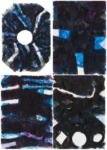 Norbert Prangenberg, ‘Mixed Lot of Four Paper Works’, 1983