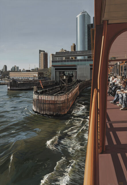 Richard Estes, ‘Staten Island Ferry Docking Manhattan’, 2008