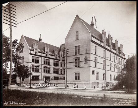 Jacob A. Riis, ‘Public School 175 in the Bronx, Jerome Avenue north of 184th Street’, ca. 1900