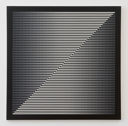 Julian Stanczak, ‘Shimmering Pass, Black’, 1990-1991