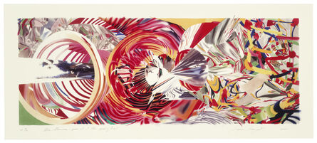 James Rosenquist, ‘The Stowaway Peers out at the Speed of Light’, 2001