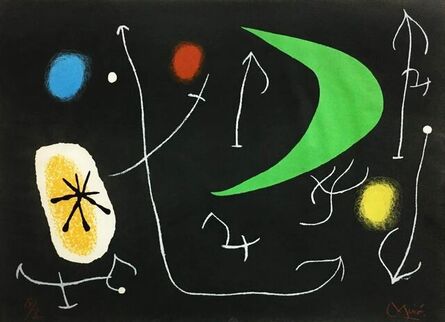 Joan Miró, ‘Le Lezard Aux Plumes D Or VII’, 1971