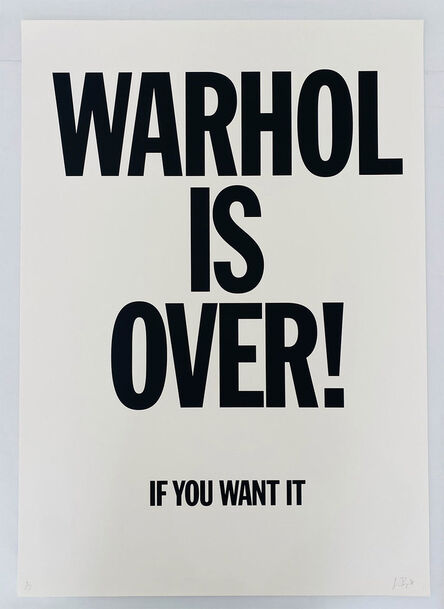 Simon Thompson, ‘Warhol Is Over (White)’, 2007