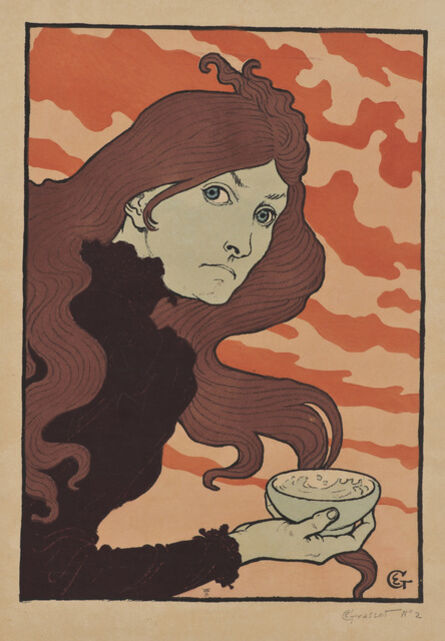 Eugène Samuel Grasset, ‘La vitrioleuse [The Acid Thrower]’, 1894