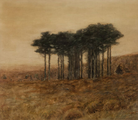 Charles Warren Eaton, ‘Gloaming Pines’, ca. 1910