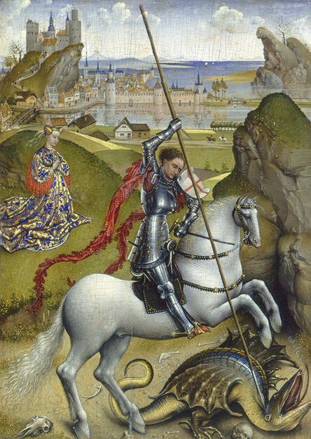 Rogier van der Weyden, ‘Saint George and the Dragon’, ca. 1432/1435
