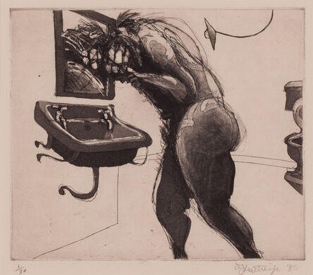 William Kentridge, ‘Untitled, from the "Domestic Scenes"’, 1980