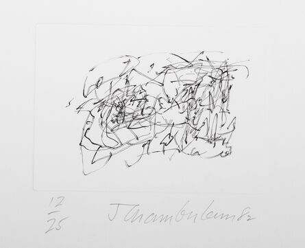 John Chamberlain, ‘I from the Ten Coconut Portfolio’, 1982