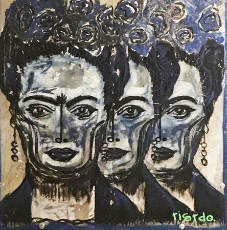Ricardo Cardenas-Eddy, ‘Three Faces of Frida’, 2020